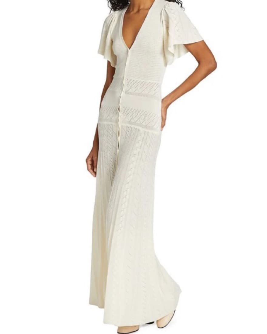 Aviva Pointelle ba&sh Dress  - Image 1