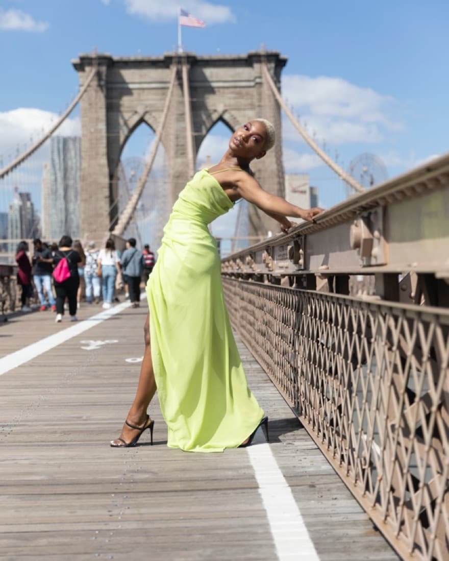 Sheer Green Formula S7 Ruched Dress - Image 4