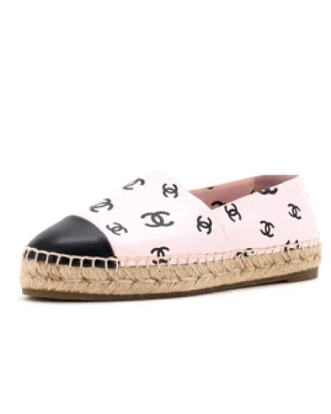Chanel All Over CC Leather Espadrilles - Image 1