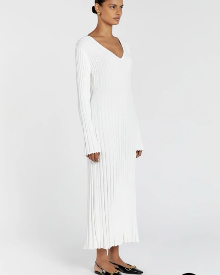 Dishh Long White Dress - Image 3