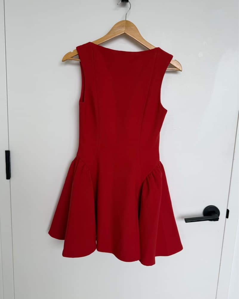 Red Mini Fit & Flare  - Image 2