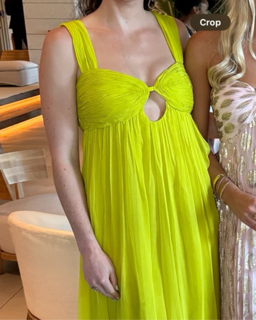 Green Alexis Wedding Guest Dress  - Image 2