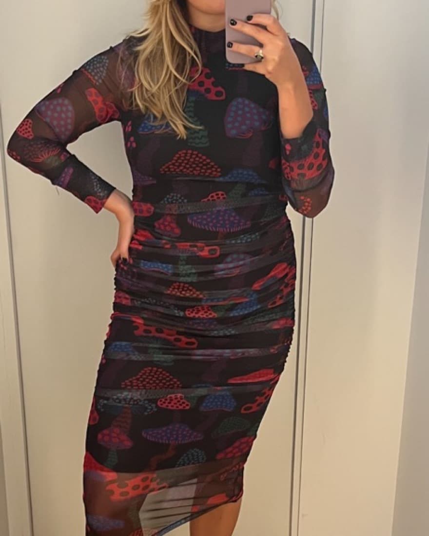 Farm Rio Fitted & Funky Dress - Image 1