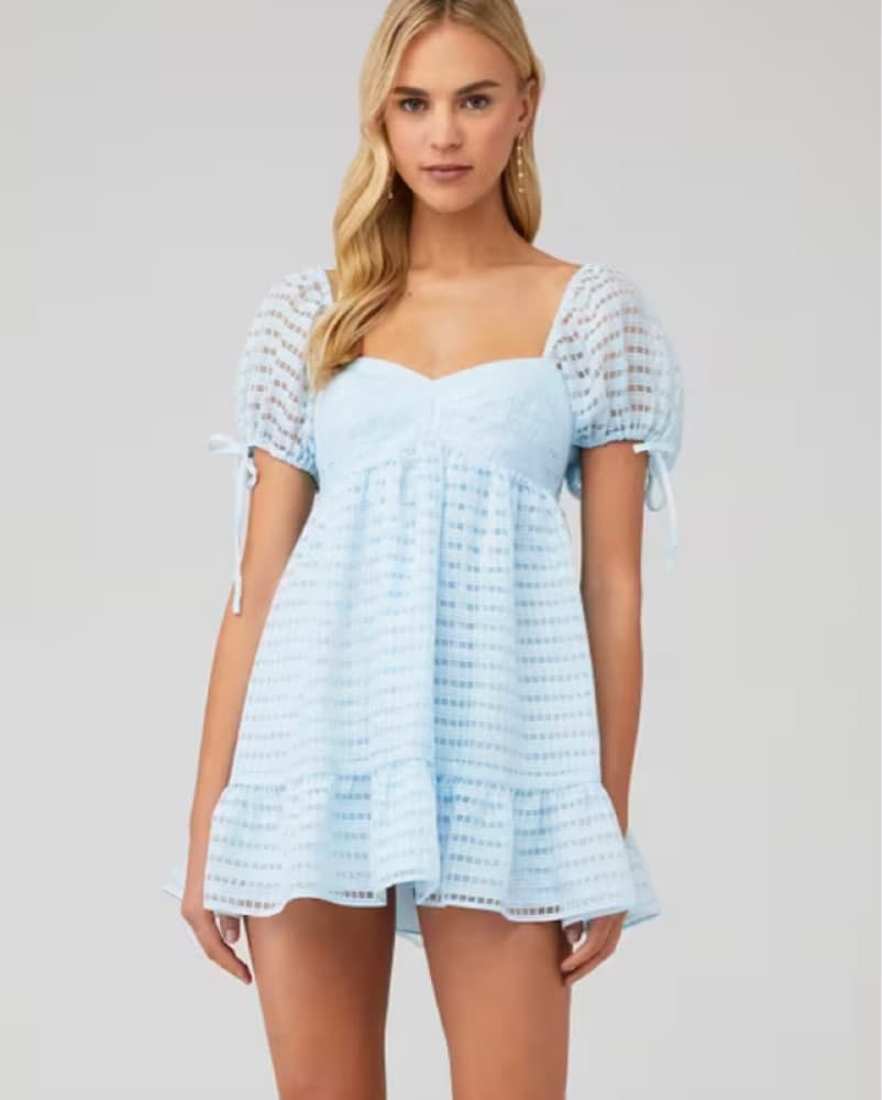Amanda Uprichad Bryla Dress in Powder Bl - Image 2