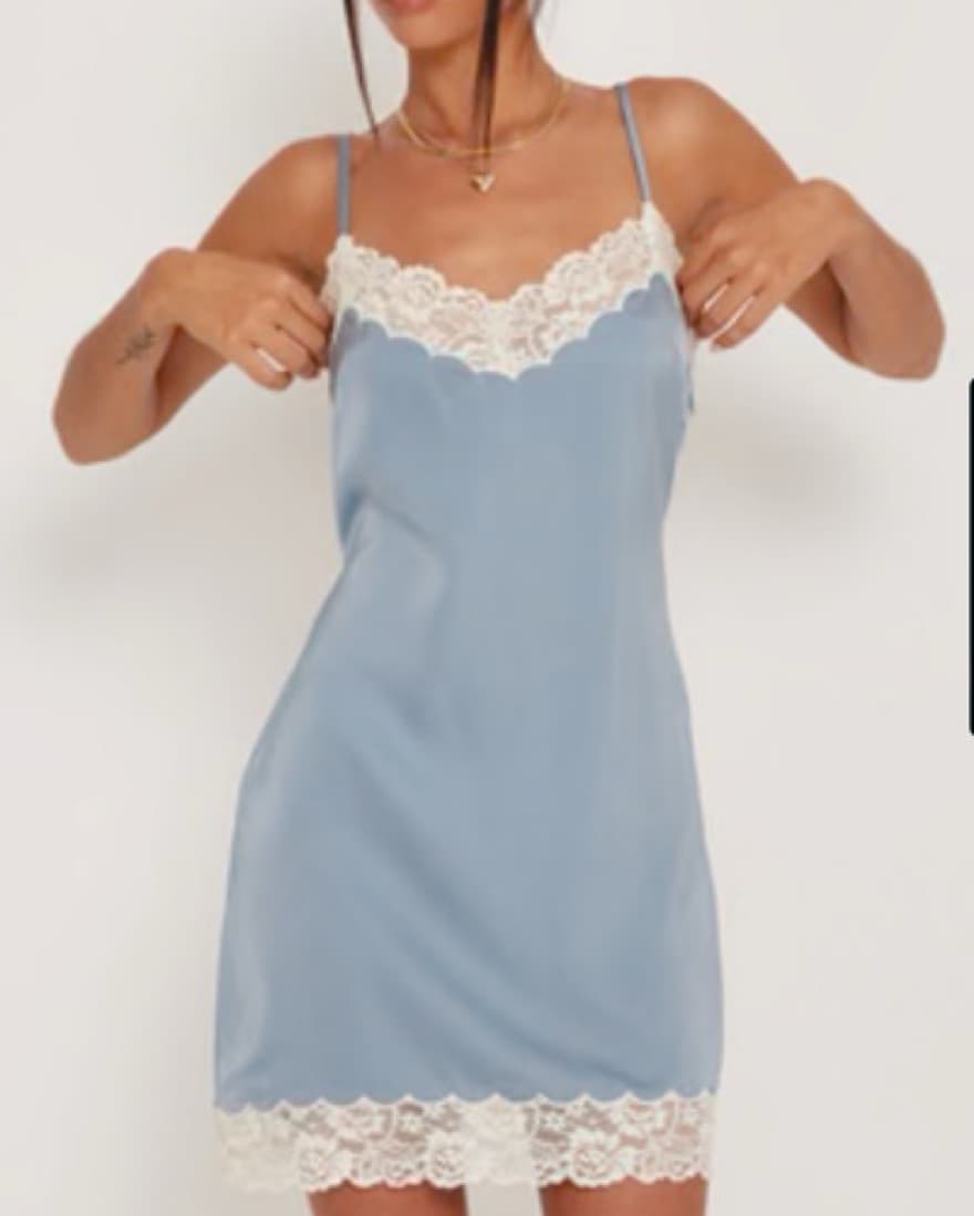 Blue Slip dress - Image 1