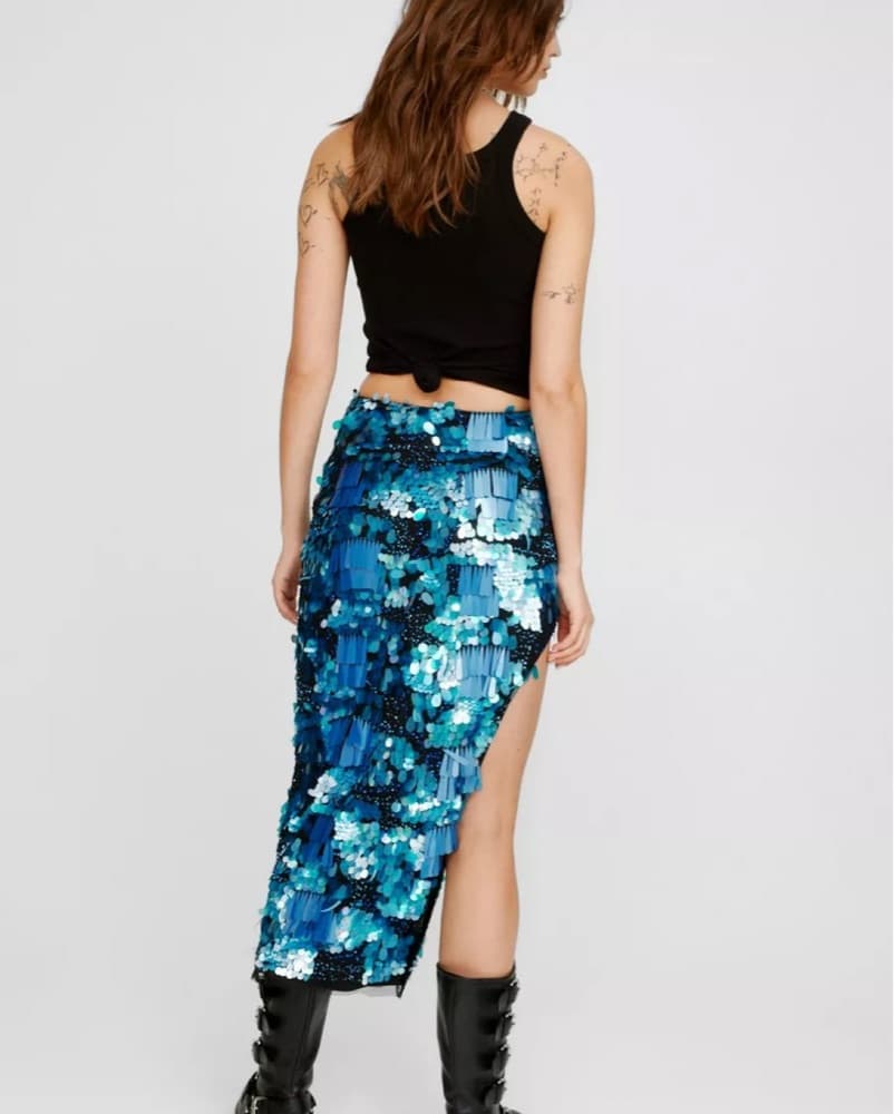 Blue Sequined Set - Image 6