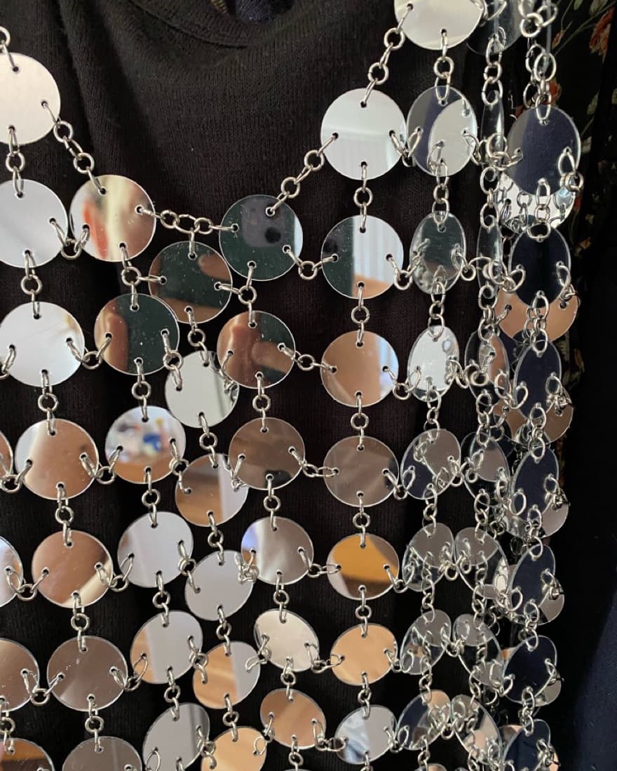 & Other Stories Mirror Dress - Image 3