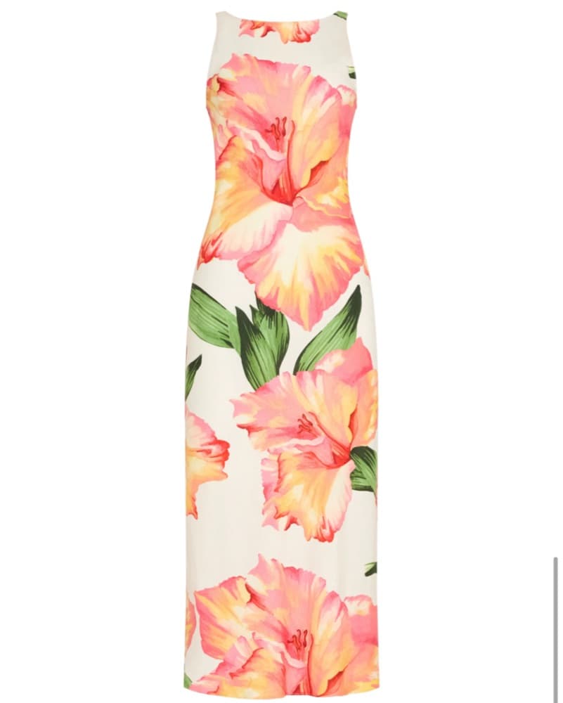 Amanda Uprichard Margo Dress Hibiscus - Image 5