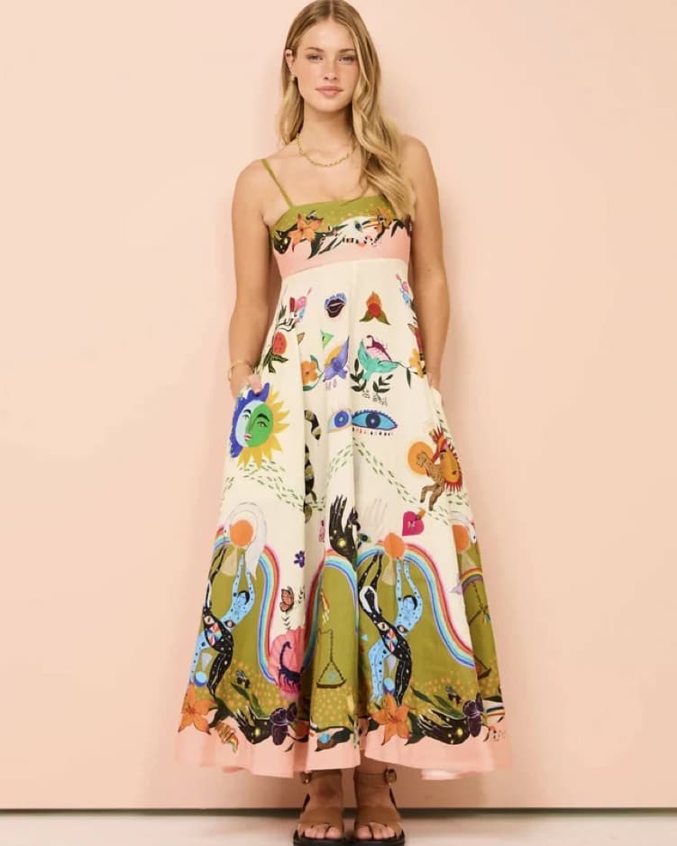 Alemais Evergreen sundress  - Image 1