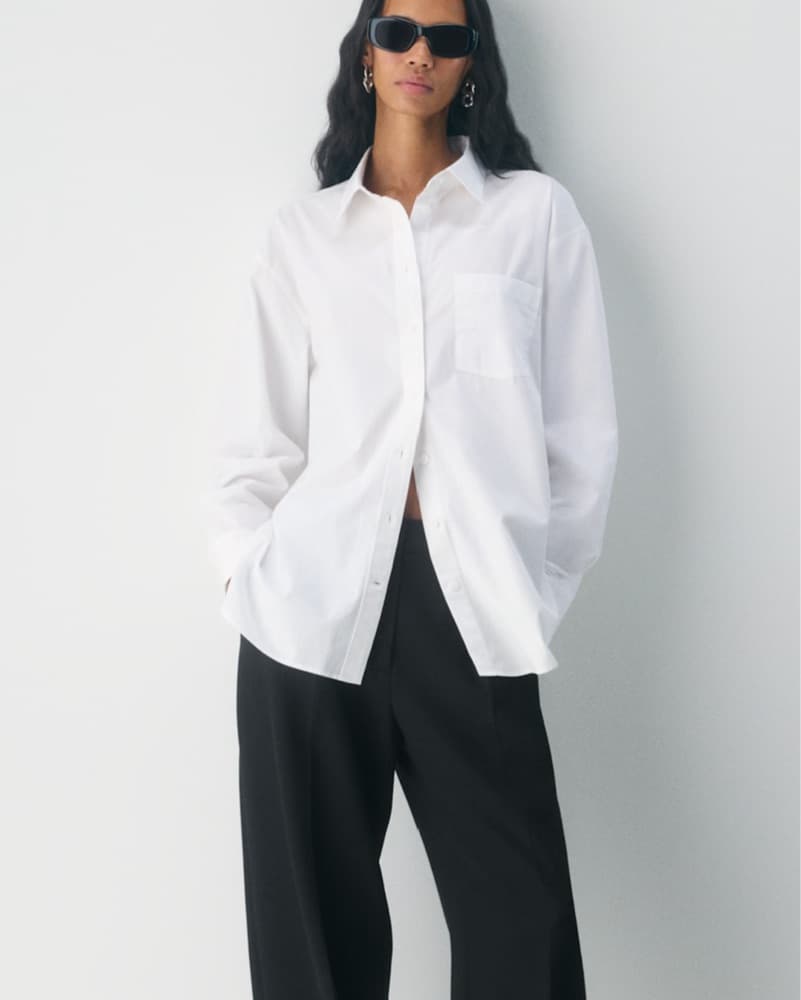 Babaton White Button Down - Image 1