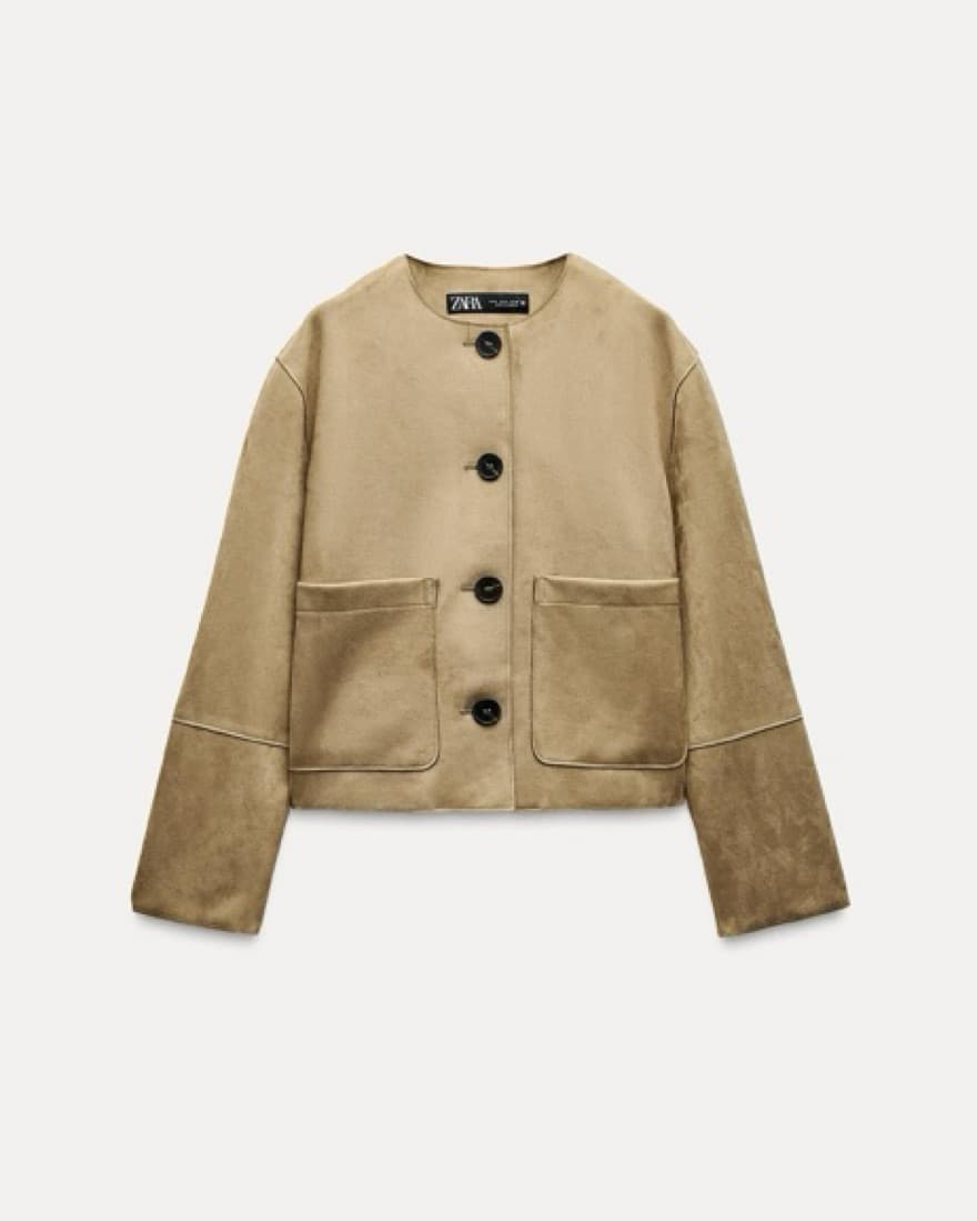 Zara Suede Jacket - Image 1