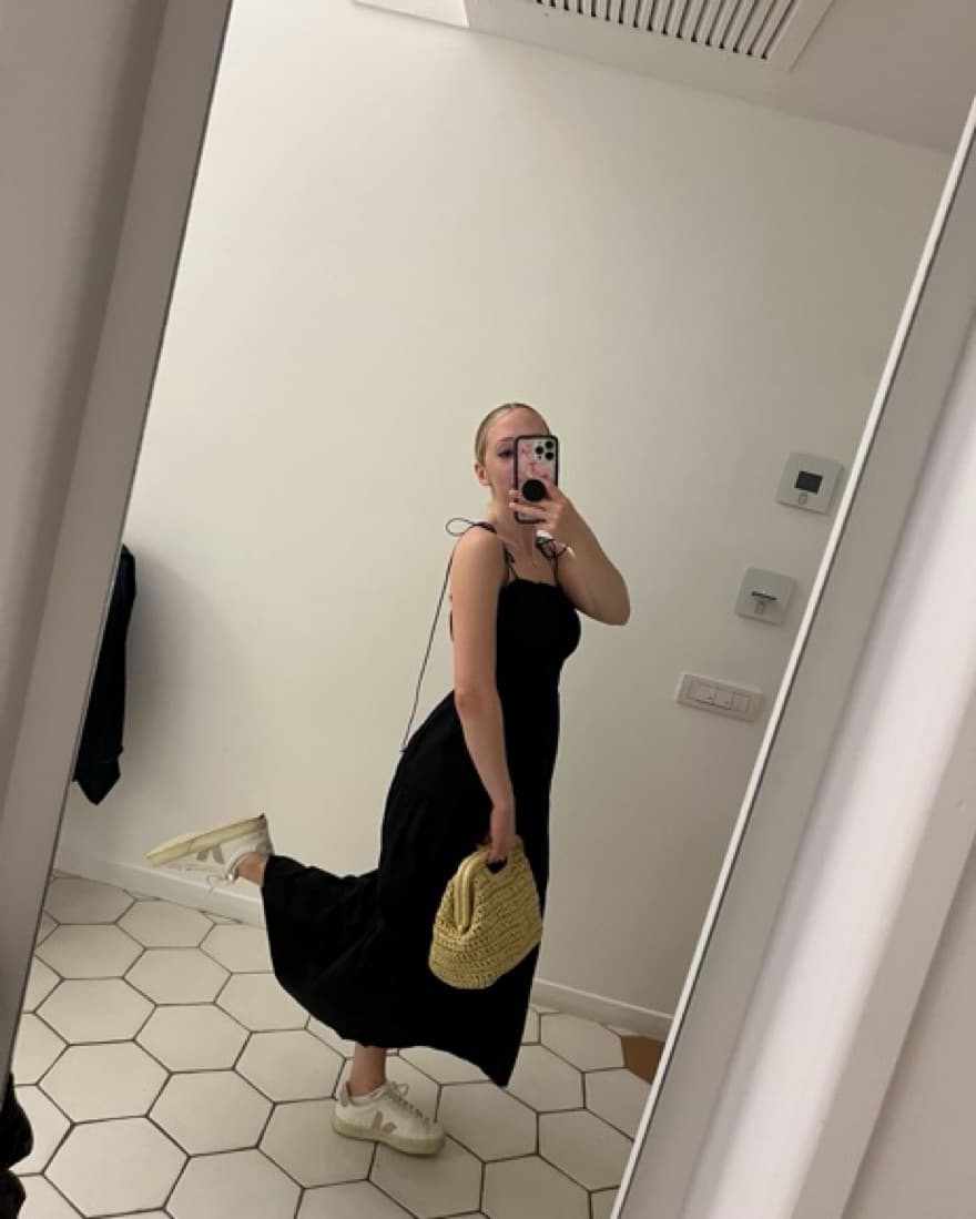 Billy J Black Midi dress - Image 2
