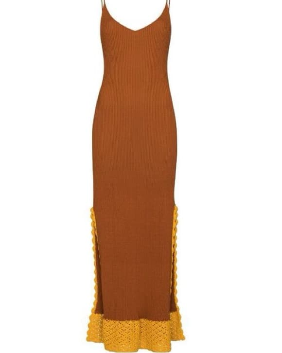 Staud Pleasanton Crochet Trim Dress - Image 2