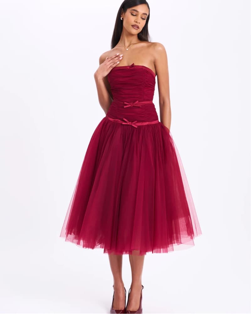 Valentines Day Corset Tulle Dress - Image 6