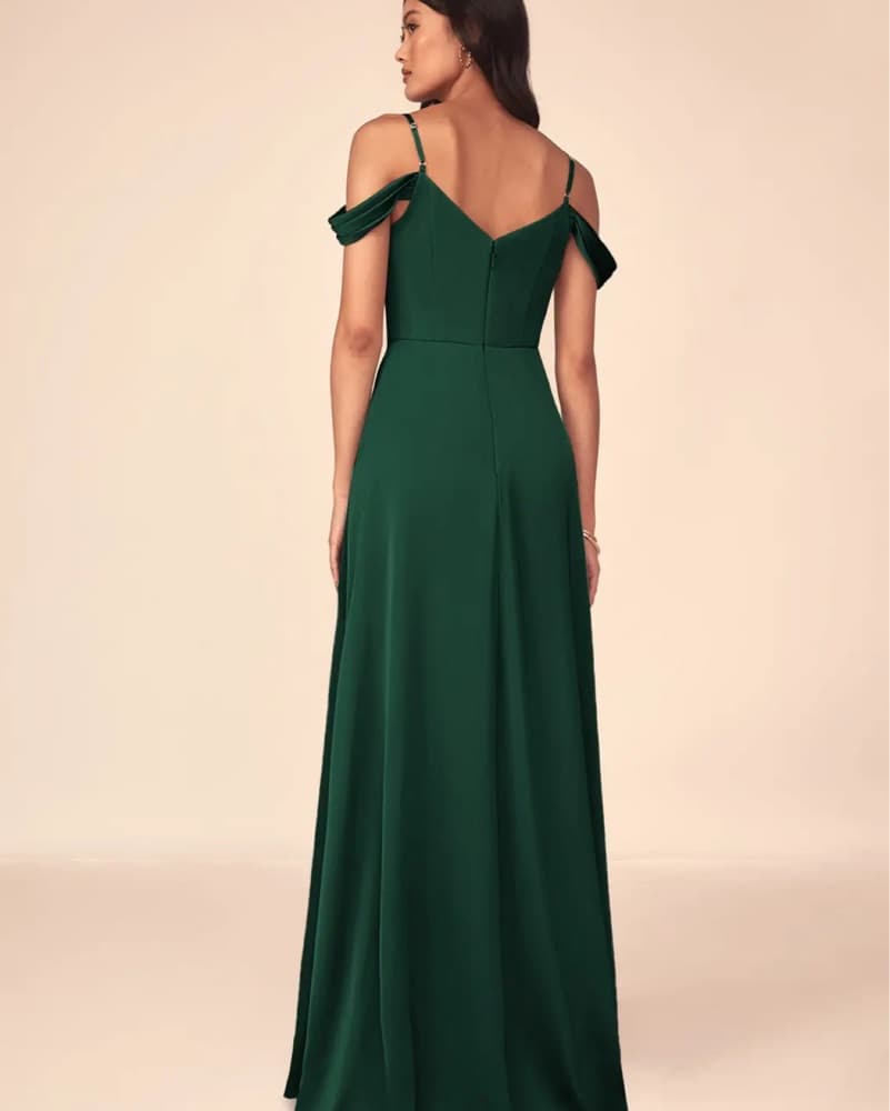 Dark Green Azazie Formal Dress - Image 2