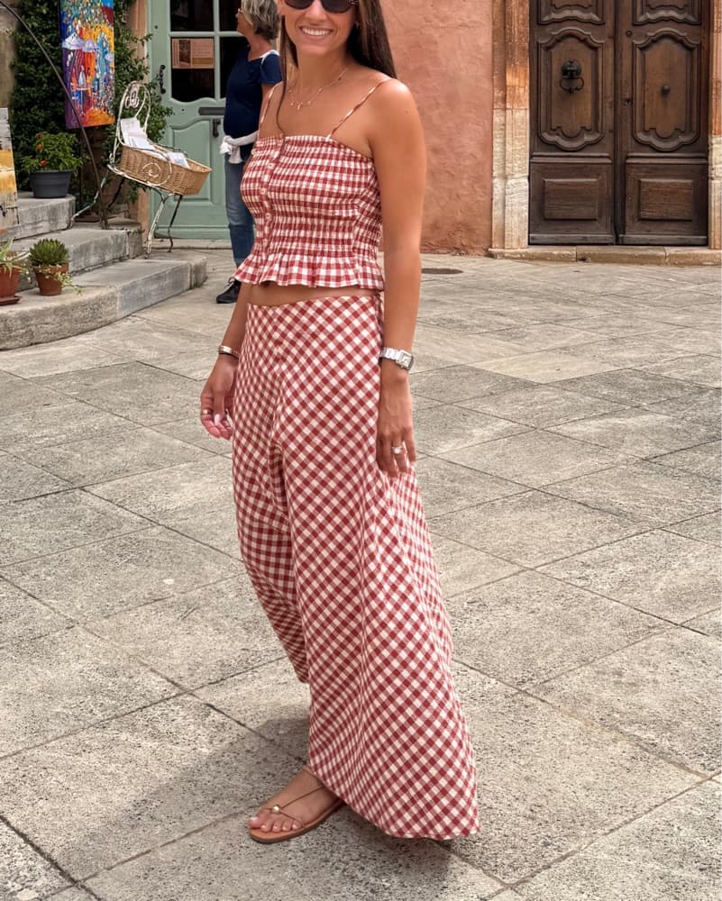 Gingham Red Set  - Image 1