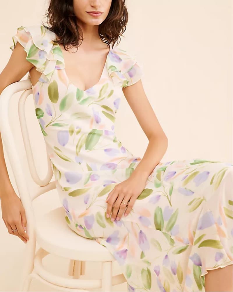 ASTR The Label Wisteria Midi Dress - Image 2
