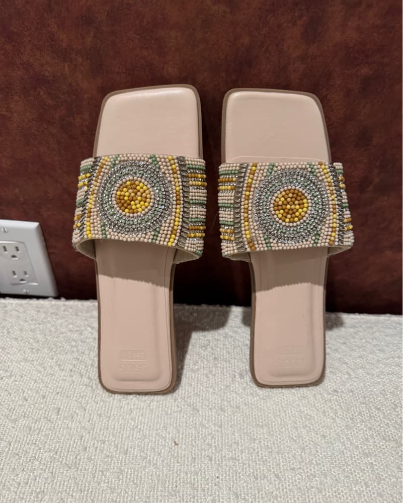 Embellished Slide Sandals - Image 2