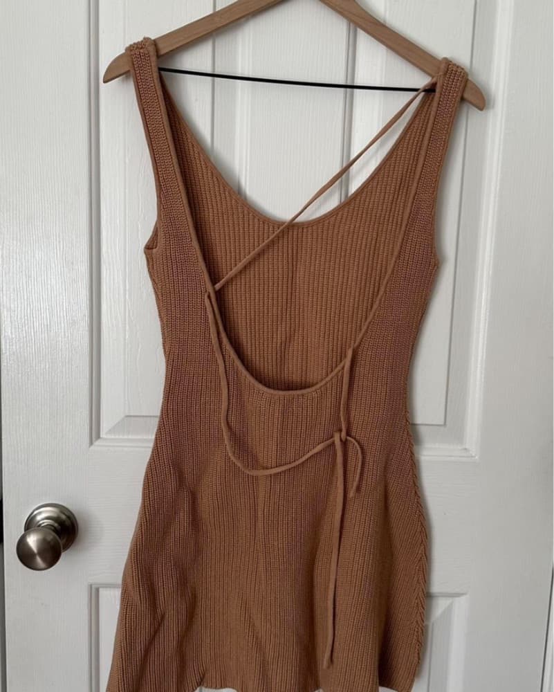 Meshki Crochet Mini Dress  - Image 4