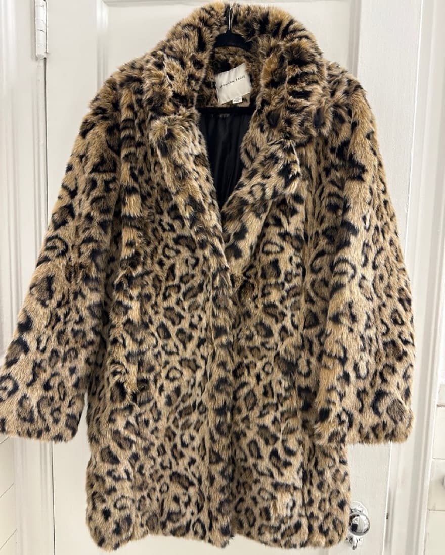 Leopard Fur Coat - Image 1