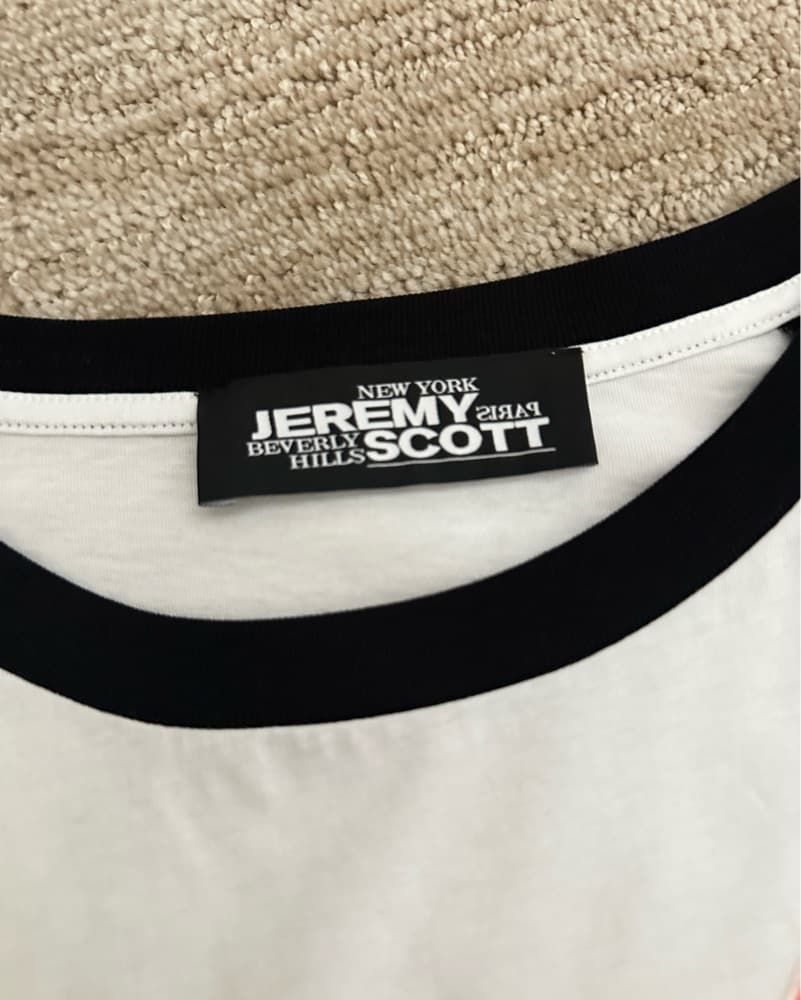 Vintage Jeremy Scott Paris Baseball Tee - Image 3