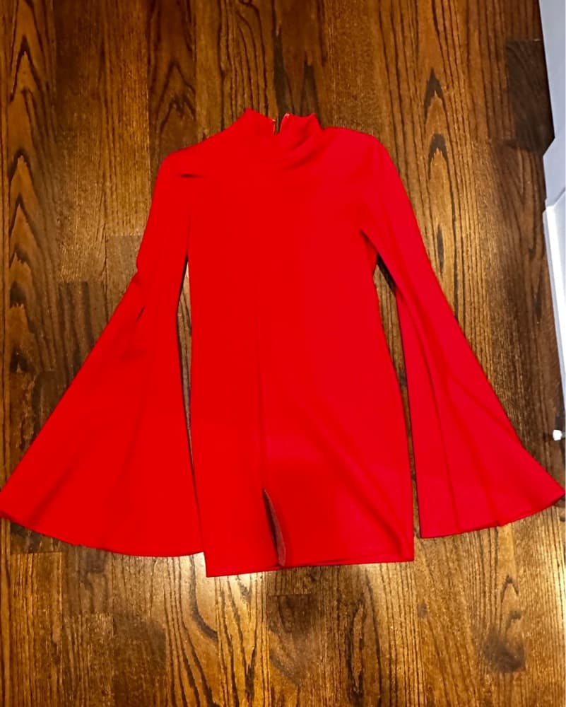 Mr. Gibson Mini Dress in Red  - Image 4
