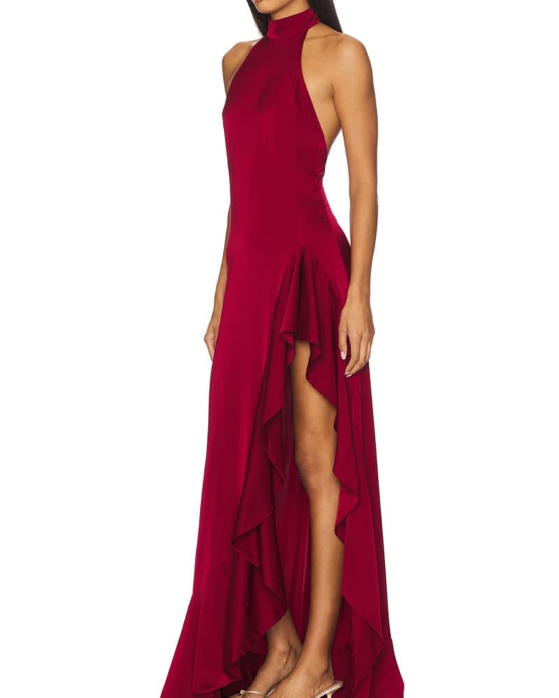 NBD AVANI Gown in Oxblood - Image 3