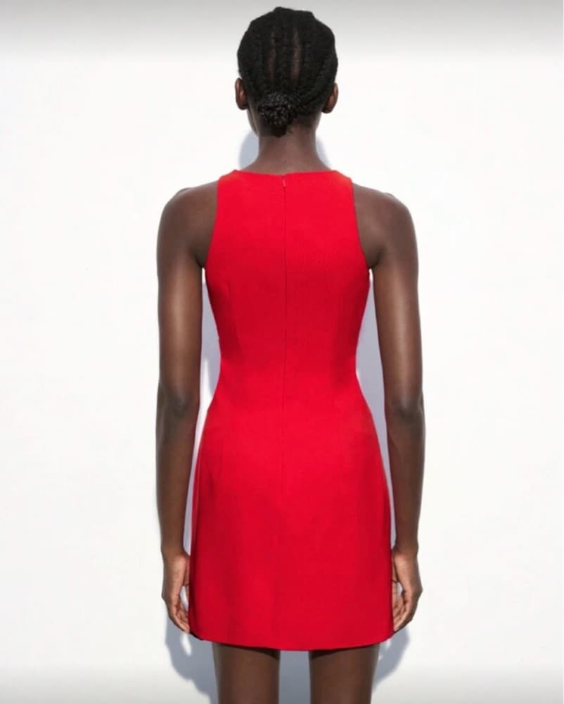 Red Mini Dress - Image 3