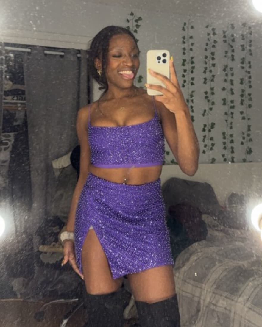 Oh Polly Embellished Skirt Set - Image 2