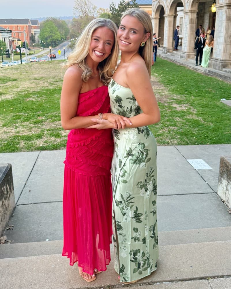 Green Floral Maxi Dress - Image 3