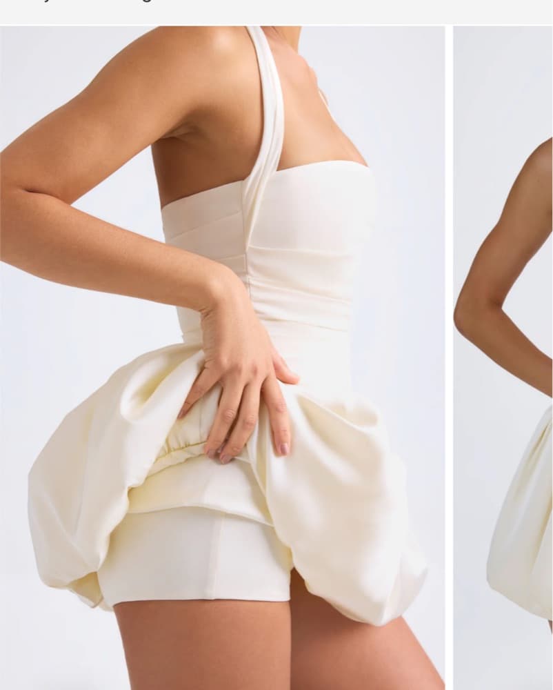 Elegant Halter Neck Mini Dress OhPolly - Image 3