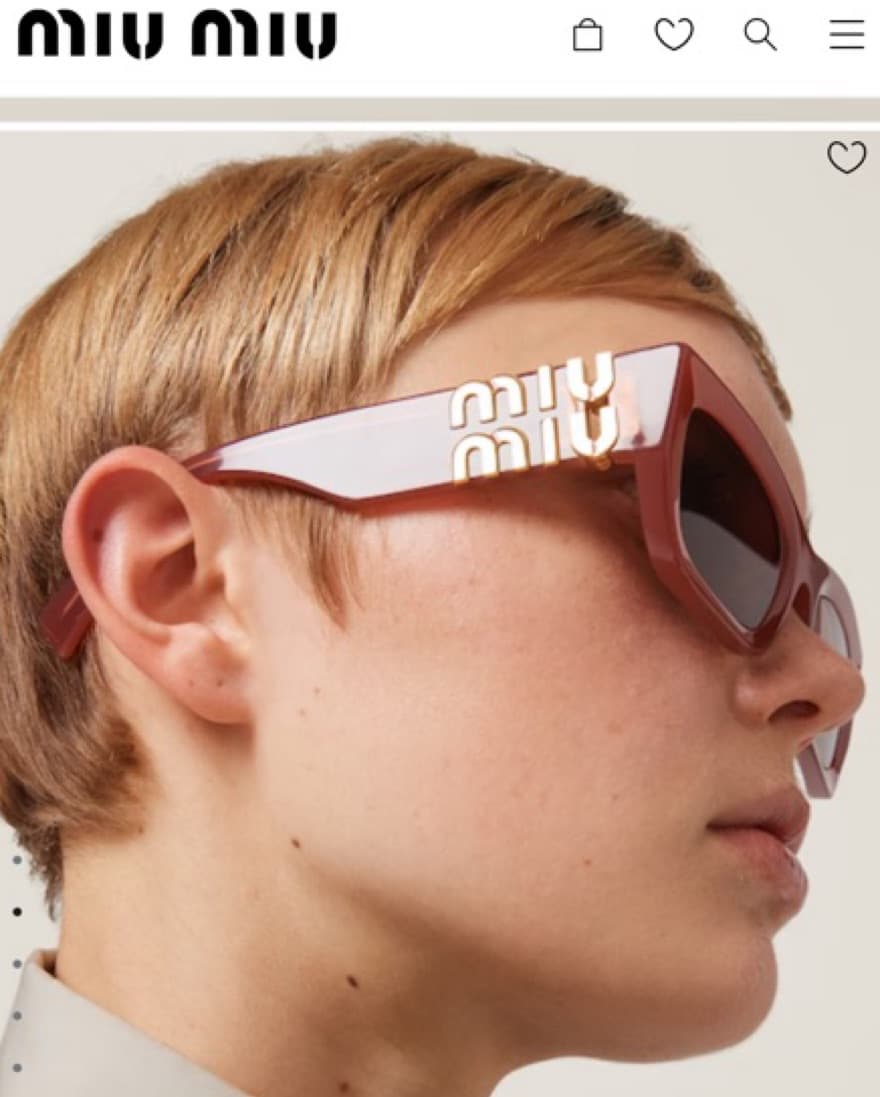 Miu Miu Glimpse Sunglasses - Image 2