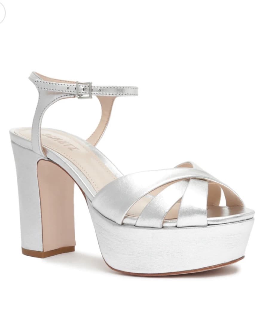 Schutz Keefa Platform Sandal - Silver  - Image 2