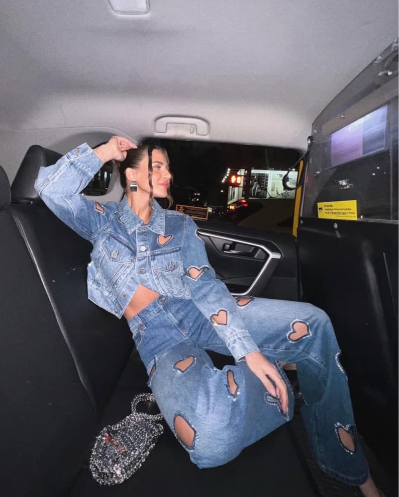 Alice & Olivia Denim Heart JEANS ♥️ - Image 1