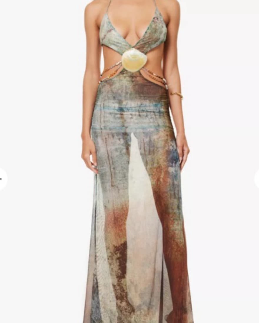 JADED LONDON Vida shell-trim backless st - Image 2
