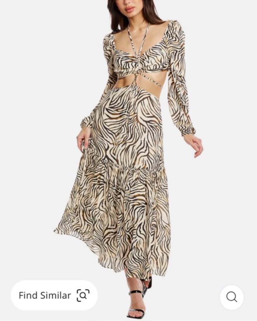 Nicholas Dora Cutout Midi Dress - Image 1