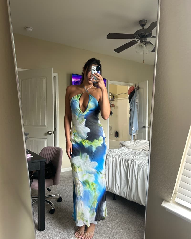 Mirae Cross Front Maxi Dress  - Image 2