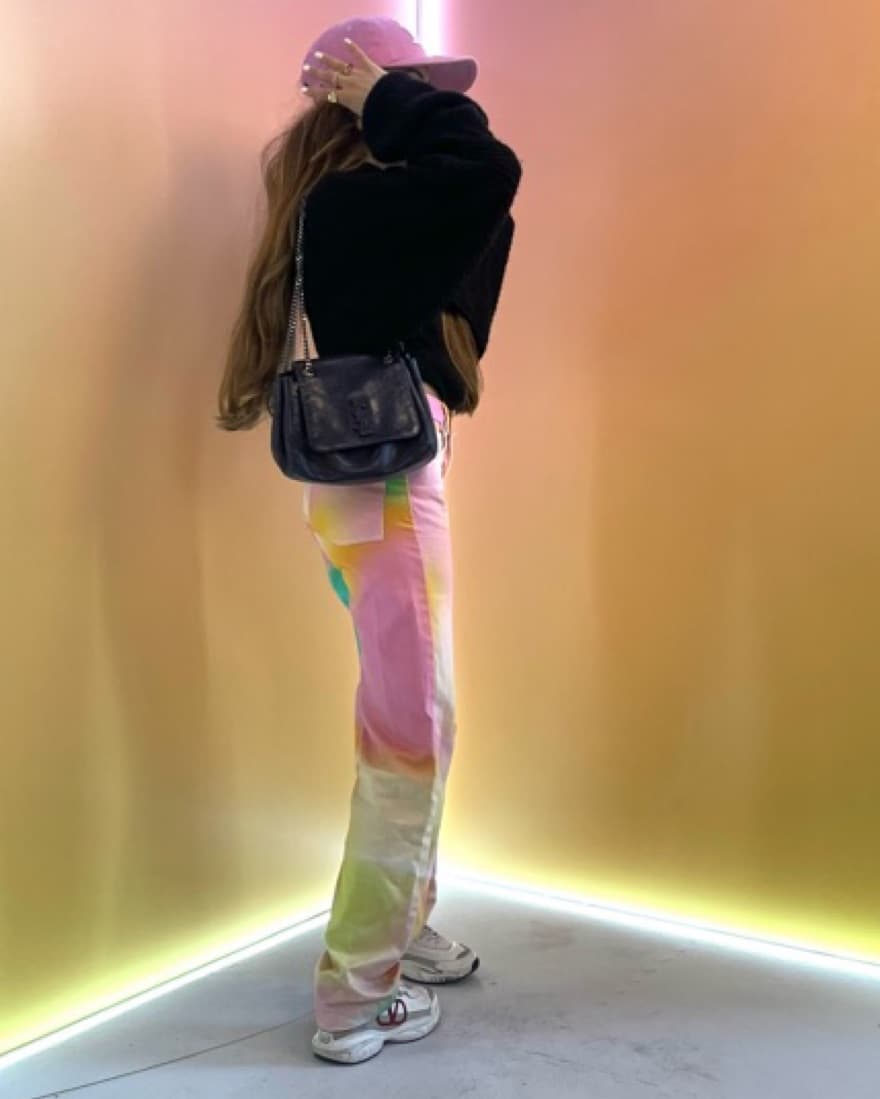 Colorful Tie Dye Jeans  - Image 2