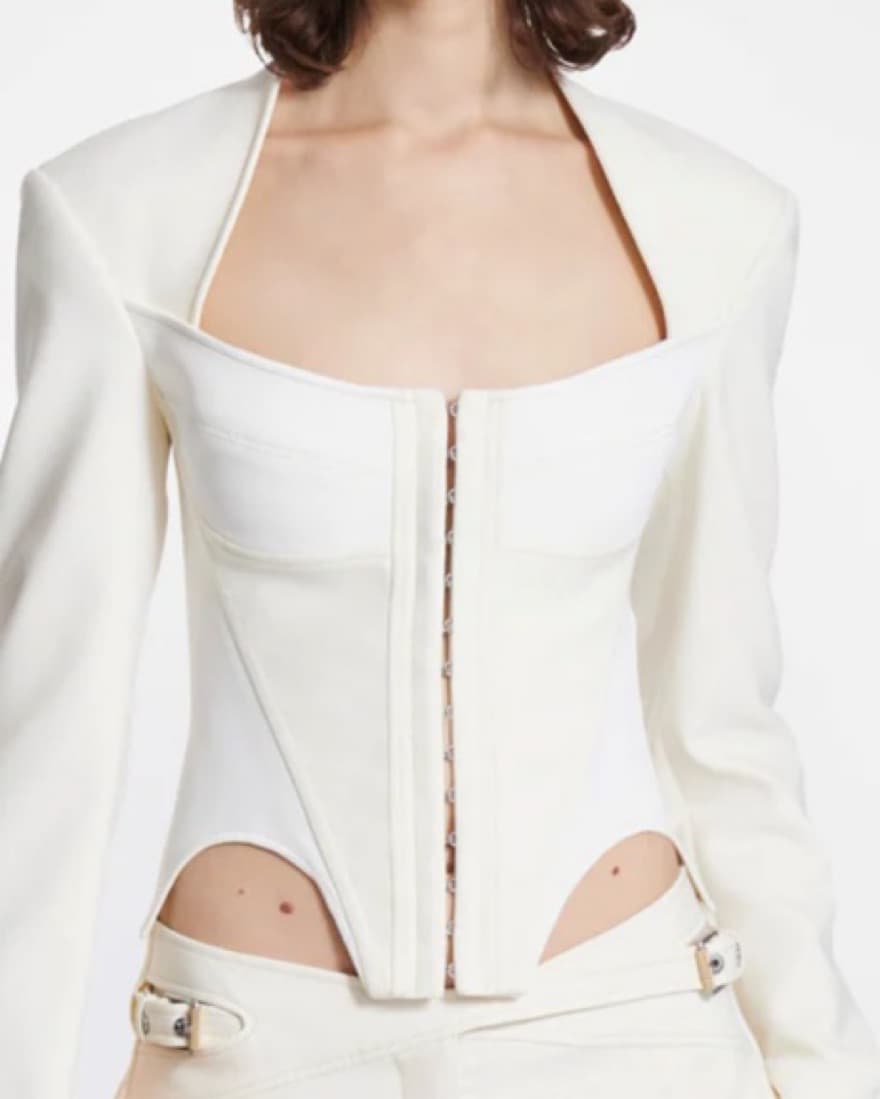 $1K Dion Lee Arch Corset Jacket - Image 2