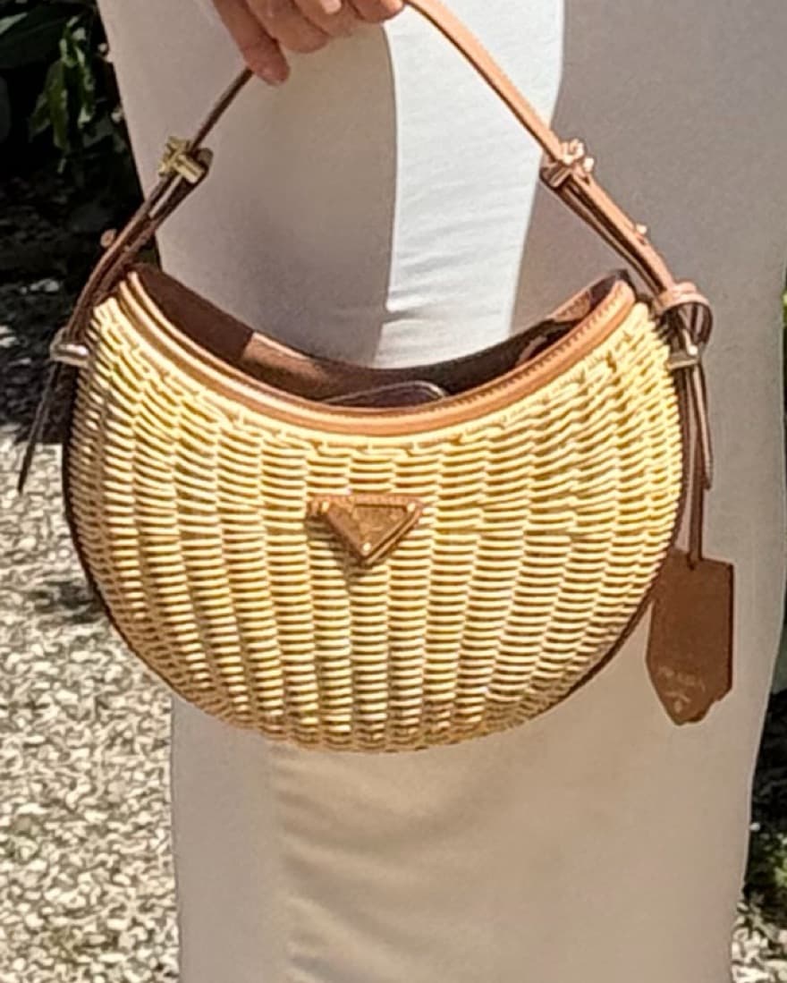 Prada Wicker Summer purse - Image 4