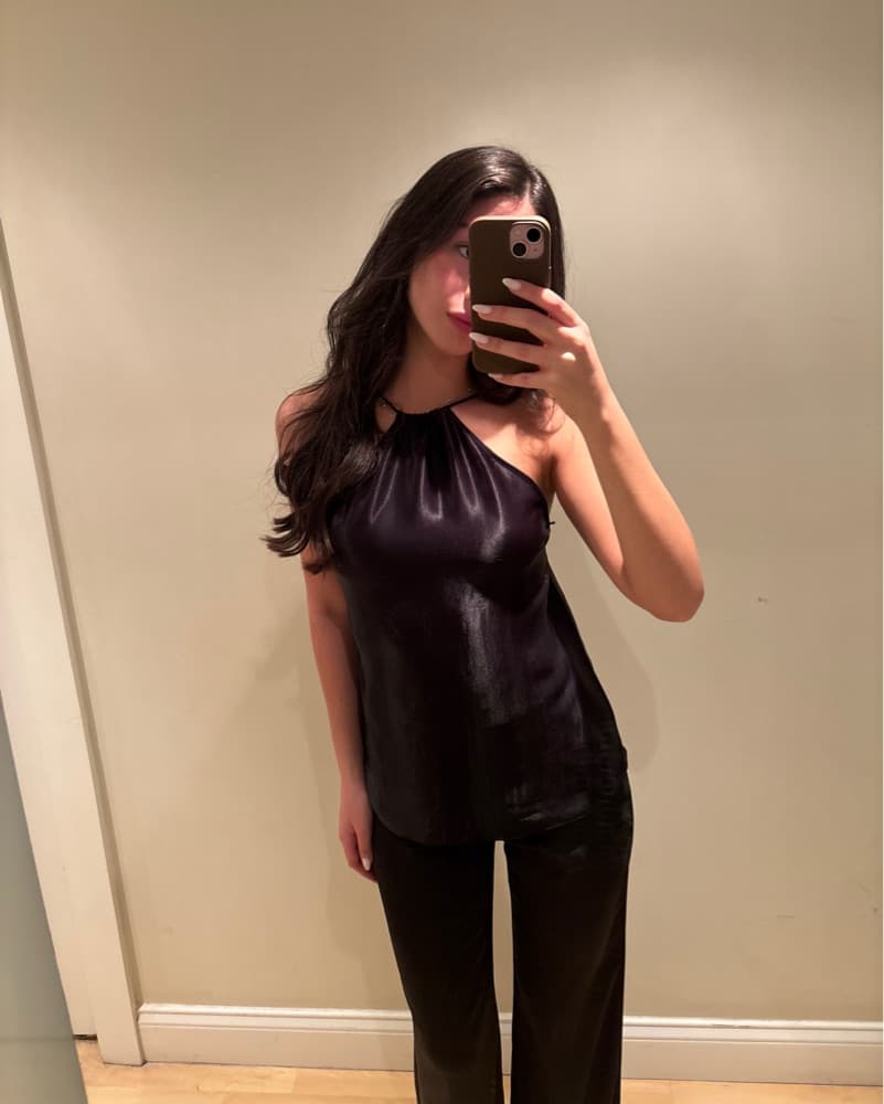 Satin Pants & Top Set - Image 2