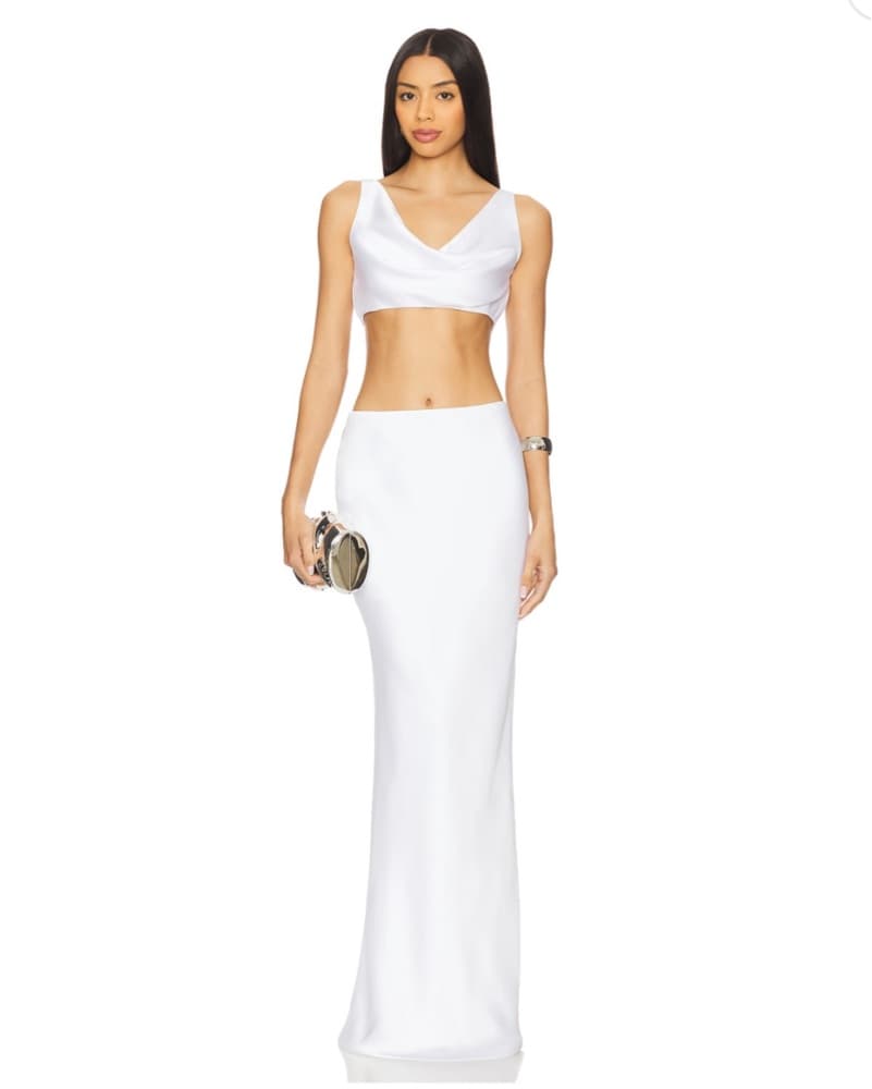 Normal Kamali Cropped Top & Skirt Set - Image 1