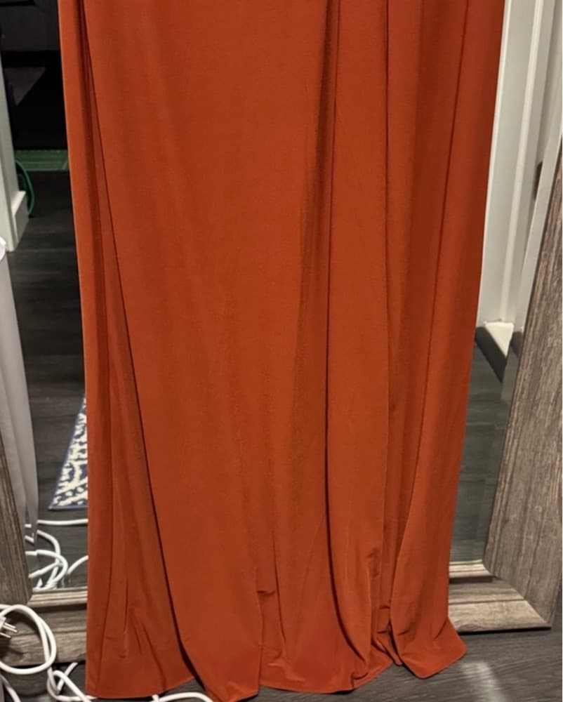 David’s BridElegant Cinnamon Twist Dress - Image 3