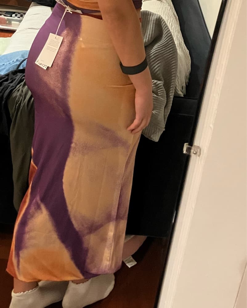 Feners Tu X Mi Lilac Maxi Skirt - Image 5