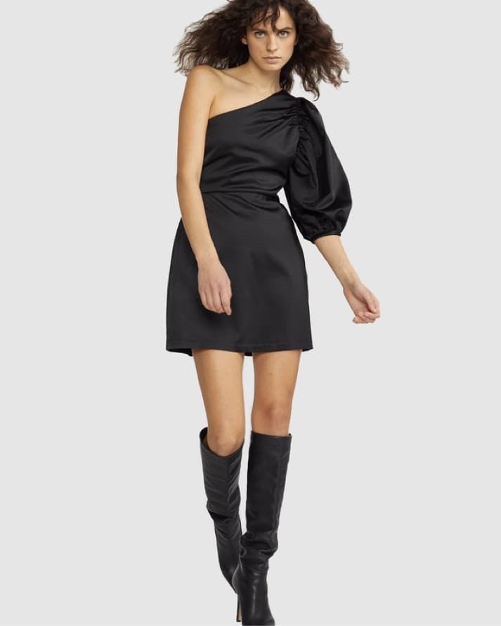CYNTHIA ROWLEY Satin Mini Dress - Image 1