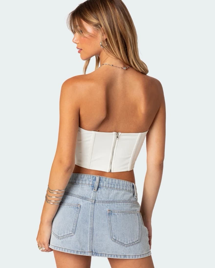 Edikted Lace Up Corset - Image 2