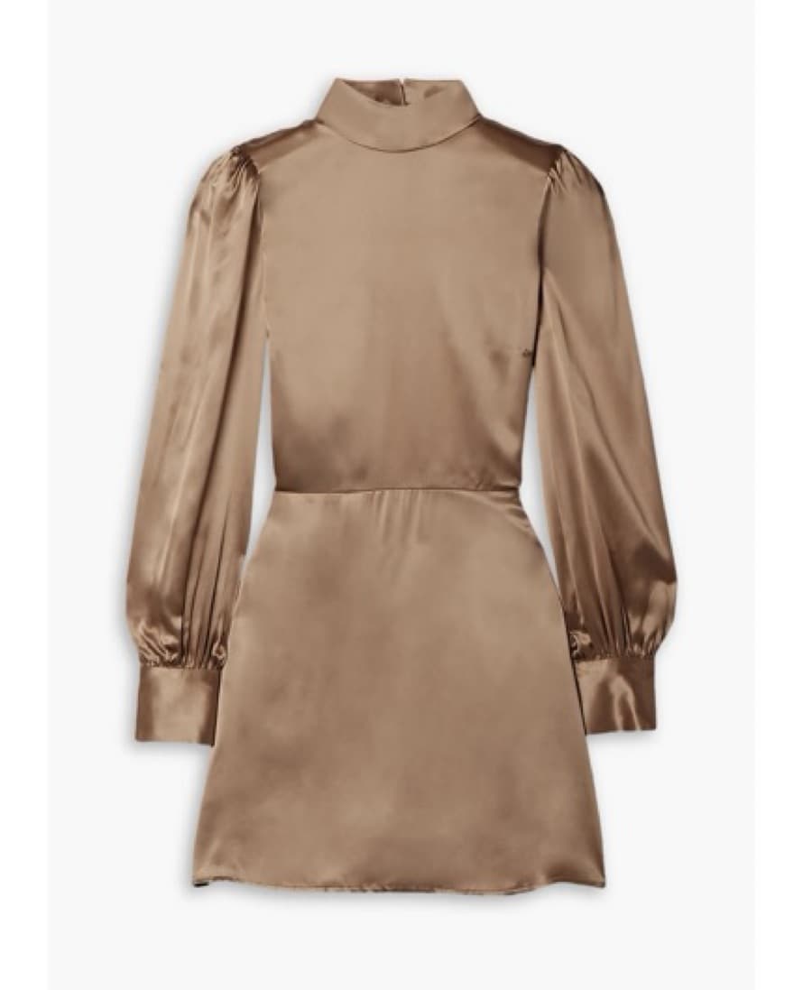 Reformation Kim Silk Mini Dress  - Image 1