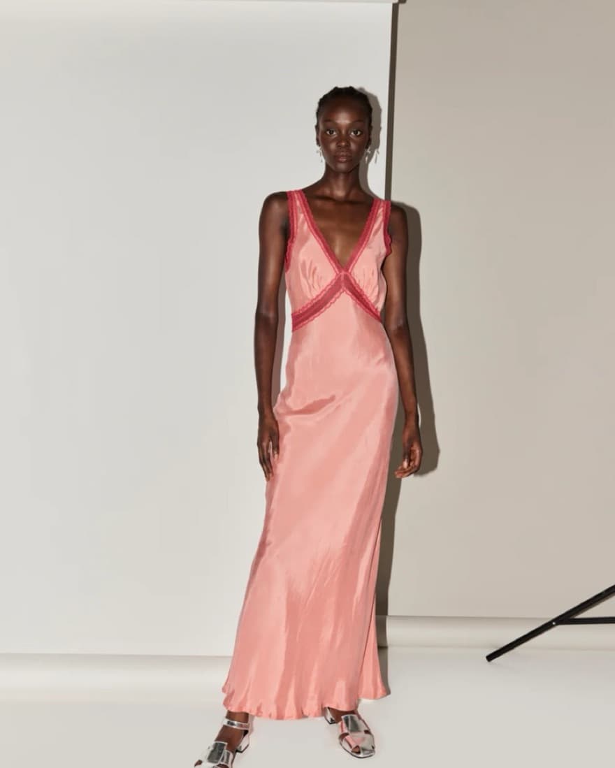 Vrg Girl Maxi Dress - Coral - Image 1
