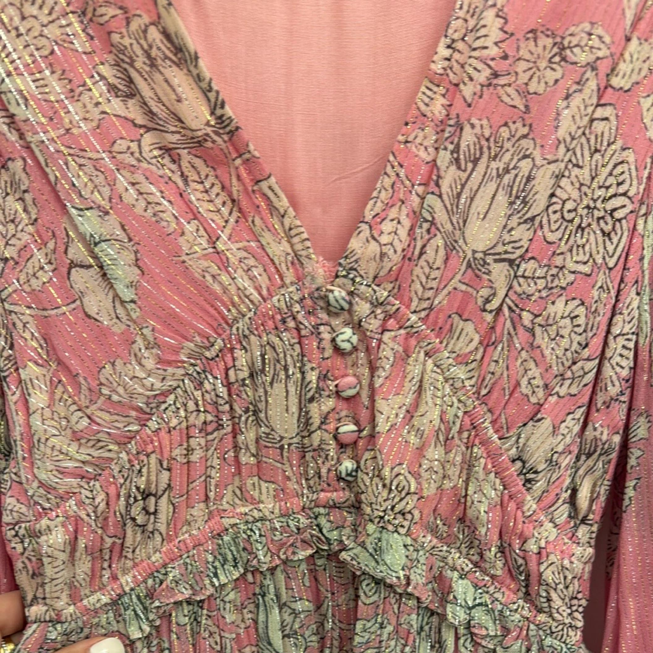 Pink Floral Dress - Image 4