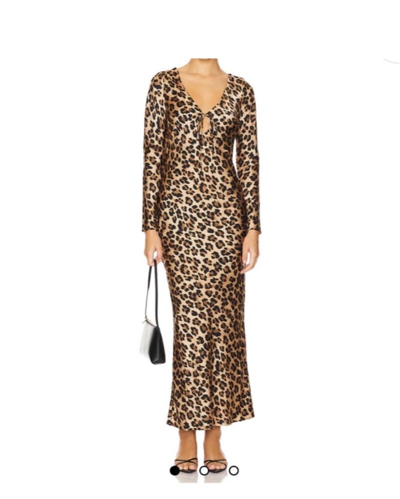 Revolve Bardot Cheetah Dress - Image 1